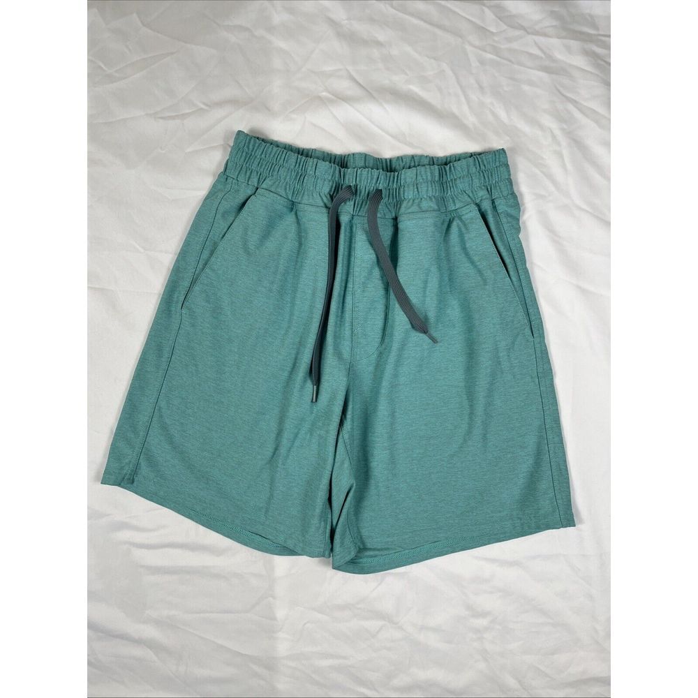 Outdoor Voices Sunday Shorts Men Small Stretch Athletic Gym Training Teal Green